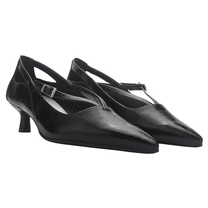 Zapato Negro Mujer Ramarim 2515102 Casual Tacones Bajos Ramarim