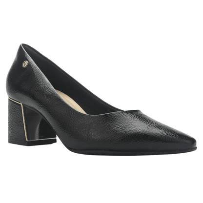 Zapato Negro Mujer Ramarim 2551201 Casual Tacones Bajos Ramarim