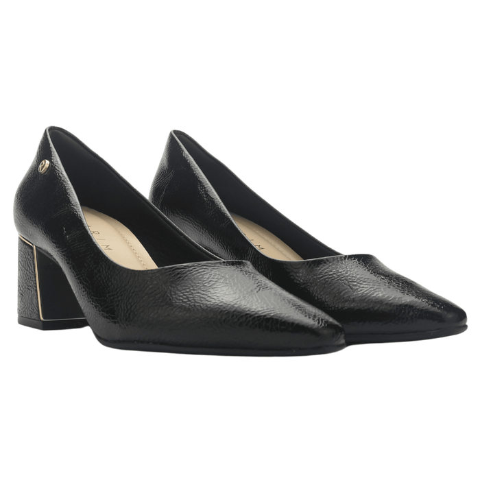 Zapato Negro Mujer Ramarim 2551201 Casual Tacones Bajos Ramarim