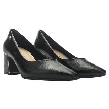 Zapato Negro Mujer Ramarim 2551201 Casual Tacones Bajos Ramarim