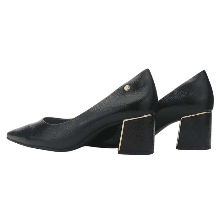 Zapato Negro Mujer Ramarim 2551201 Casual Tacones Bajos Ramarim