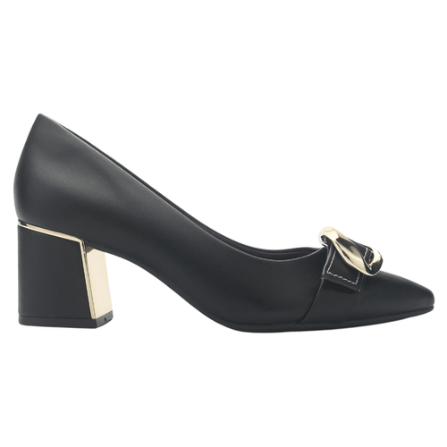 Zapato Negro Mujer Ramarim 2551203 Casual Tacones Bajos Ramarim