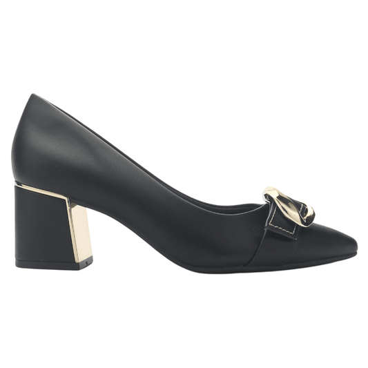 Zapato Negro Mujer Ramarim 2551203 Casual Tacones Bajos Ramarim