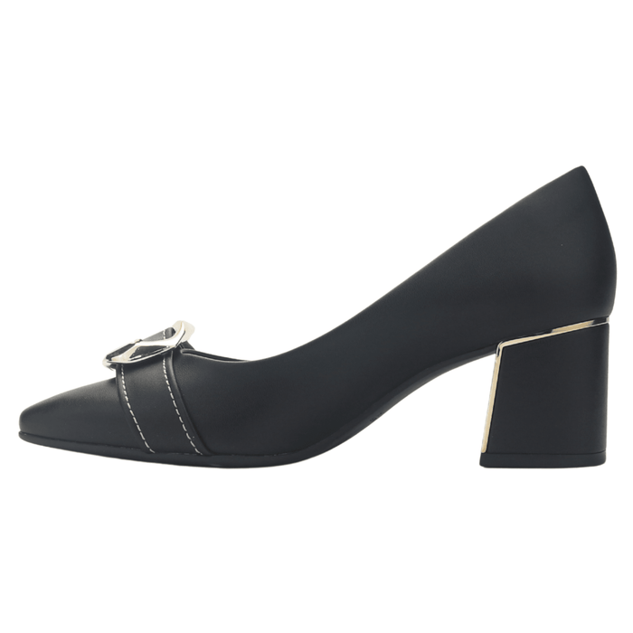 Zapato Negro Mujer Ramarim 2551203 Casual Tacones Bajos Ramarim
