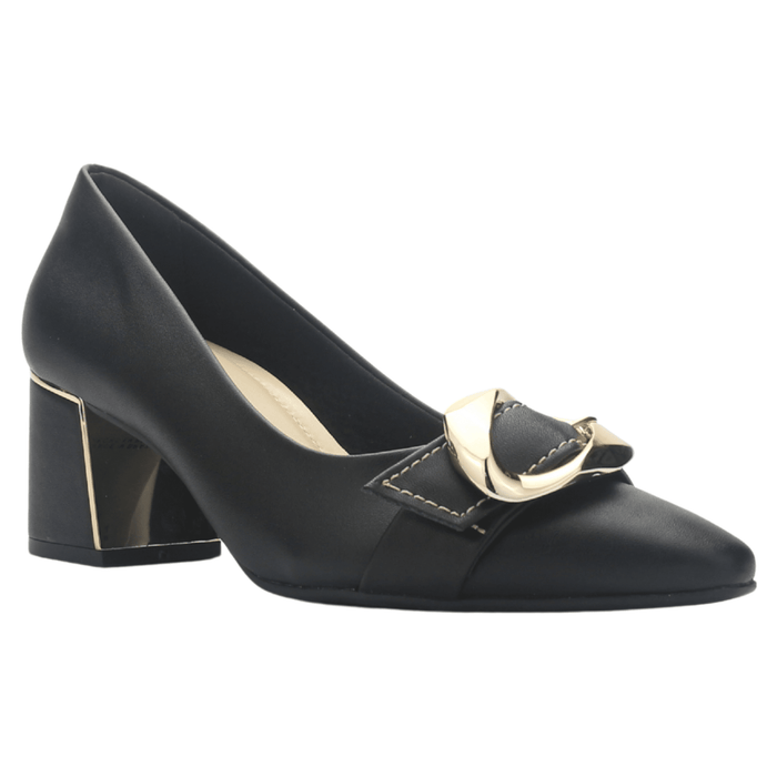 Zapato Negro Mujer Ramarim 2551203 Casual Tacones Bajos Ramarim