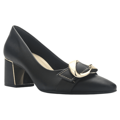 Zapato Negro Mujer Ramarim 2551203 Casual Tacones Bajos Ramarim