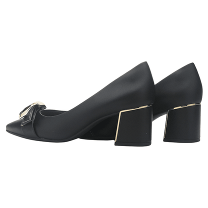 Zapato Negro Mujer Ramarim 2551203 Casual Tacones Bajos Ramarim