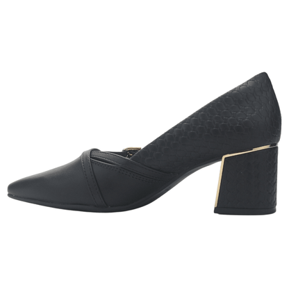Zapato Negro Mujer Ramarim 2551204 Casual Tacones Bajos Ramarim