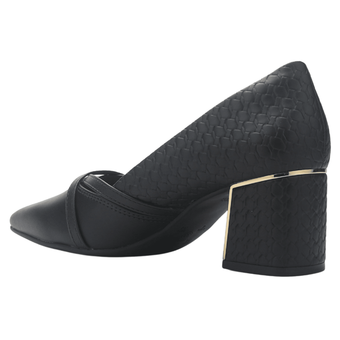 Zapato Negro Mujer Ramarim 2551204 Casual Tacones Bajos Ramarim