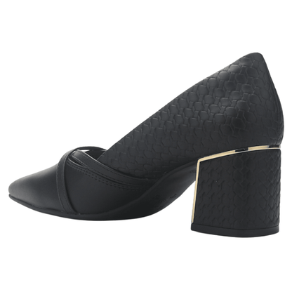 Zapato Negro Mujer Ramarim 2551204 Casual Tacones Bajos Ramarim