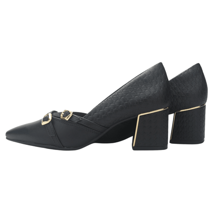 Zapato Negro Mujer Ramarim 2551204 Casual Tacones Bajos Ramarim