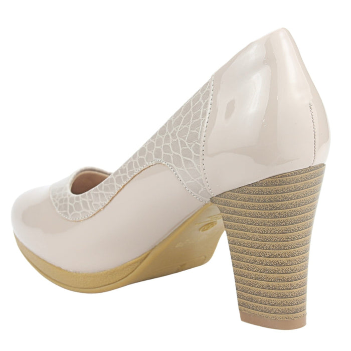 Zapato Chalada Mujer Dilly-12 Nude Casual Tacones Bajos Chalada