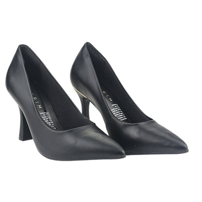 Zapato Ramarim Mujer 2418101 Negro Casual Tacones Altos Ramarim