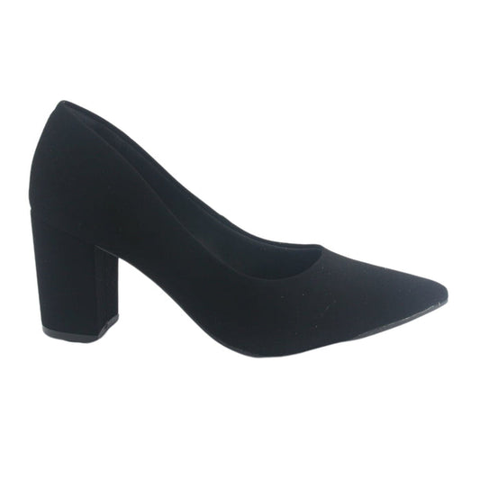 Zapato Via Marte Mujer 028-008-01 Negro Casual Tacones Altos Via Marte