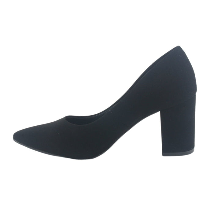 Zapato Via Marte Mujer 028-008-01 Negro Casual Tacones Altos Via Marte