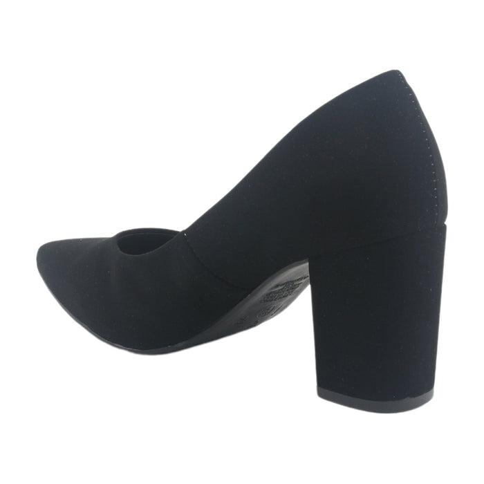 Zapato Via Marte Mujer 028-008-01 Negro Casual Tacones Altos Via Marte