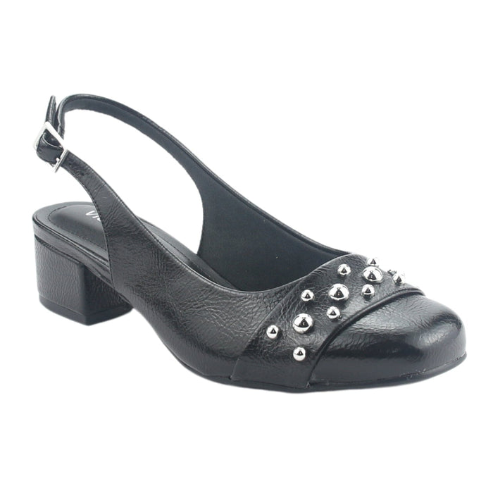 Zapato Via Marte Mujer 070-008-01 Negro Casual Tacones Bajos Via Marte