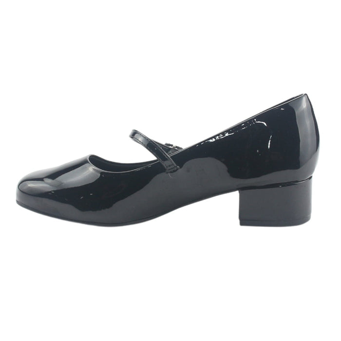 Zapato Via Marte Mujer 070-012-01 Negro Casual Tacones Bajos Via Marte