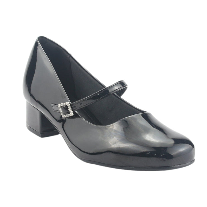 Zapato Via Marte Mujer 070-012-01 Negro Casual Tacones Bajos Via Marte
