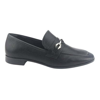 Zapato Via Marte Mujer 075-007-01 Negro Casual Mocasines Planos Via Marte