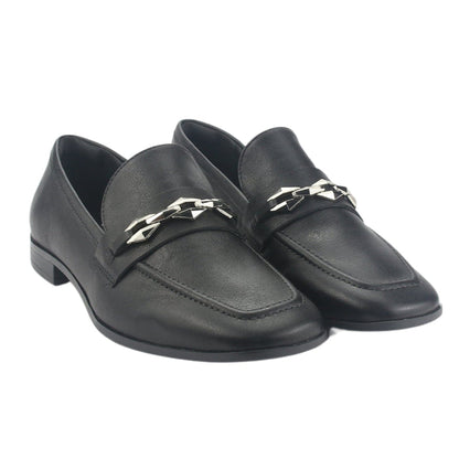 Zapato Via Marte Mujer 075-007-01 Negro Casual Mocasines Planos Via Marte