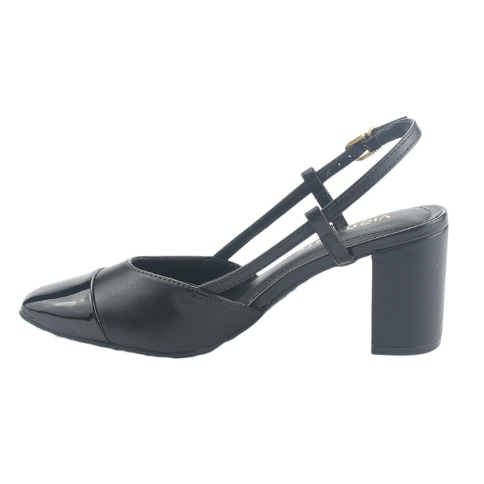 Zapato Via Marte Mujer 153-006-01 Negro Casual Tacones Altos Via Marte