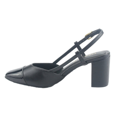Zapato Via Marte Mujer 153-006-01 Negro Casual Tacones Altos Via Marte