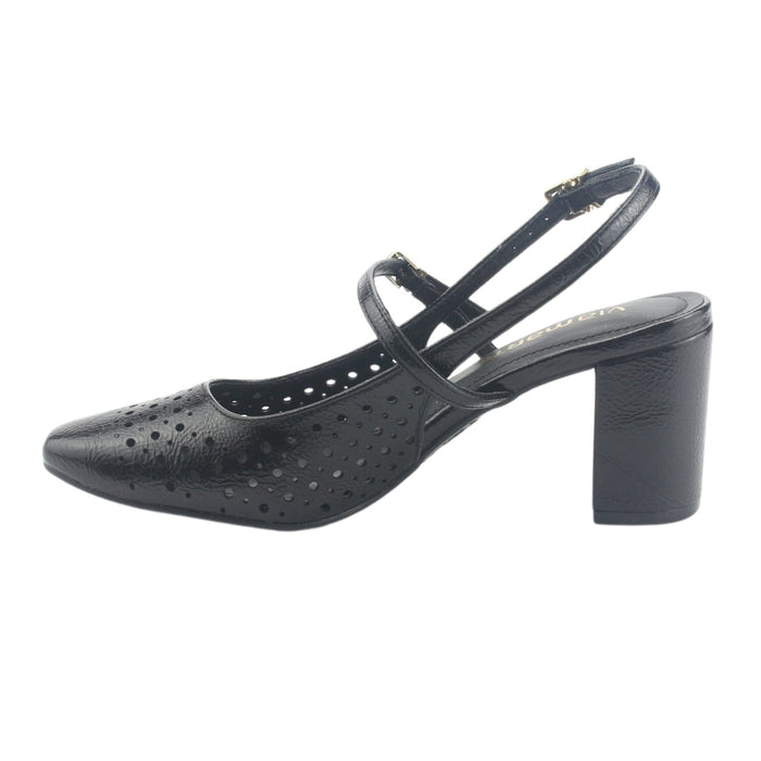 Zapato Via Marte Mujer 153-007-01 Negro Casual Tacones Altos Via Marte