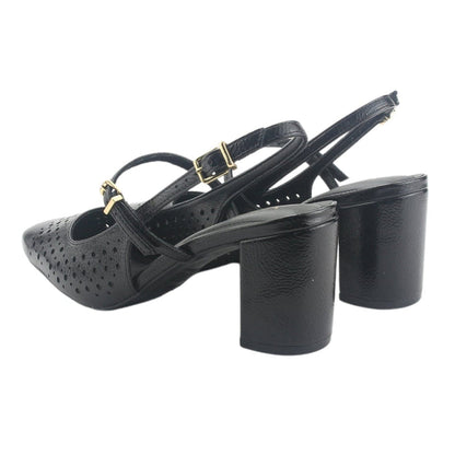 Zapato Via Marte Mujer 153-007-01 Negro Casual Tacones Altos Via Marte