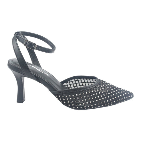 Zapato Via Marte Mujer 185-001-01 Negro Casual Tacones Altos Via Marte