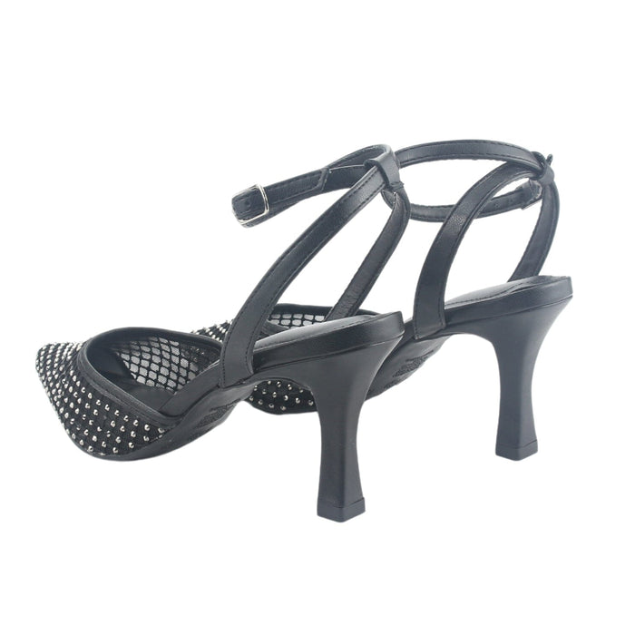 Zapato Via Marte Mujer 185-001-01 Negro Casual Tacones Altos Via Marte