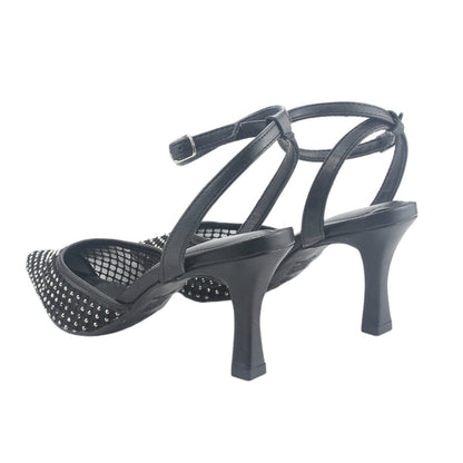 Zapato Via Marte Mujer 185-001-01 Negro Casual Tacones Altos Via Marte