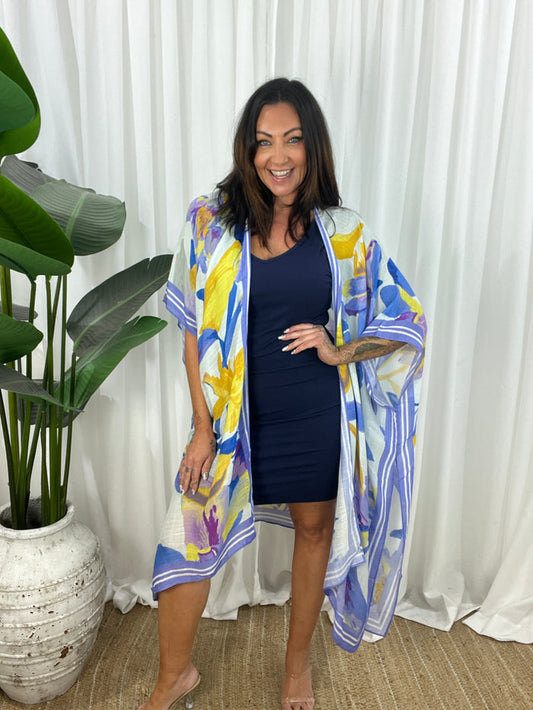 Zari Open Kaftan