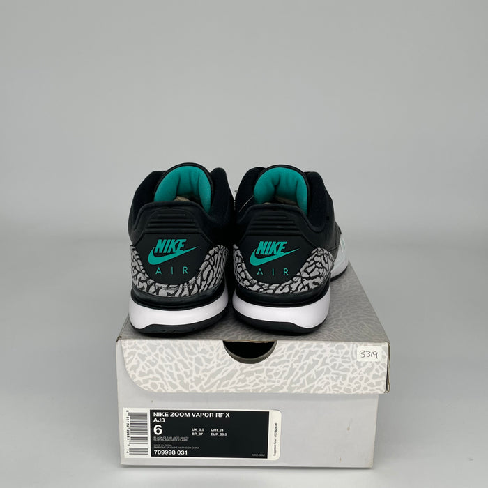 NIKE ZOOM VAPOR AJ3 ATMOS JADE SIZE 6 709998-031